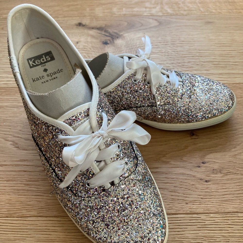 Keds x Kate Spade Glitter Sneakers